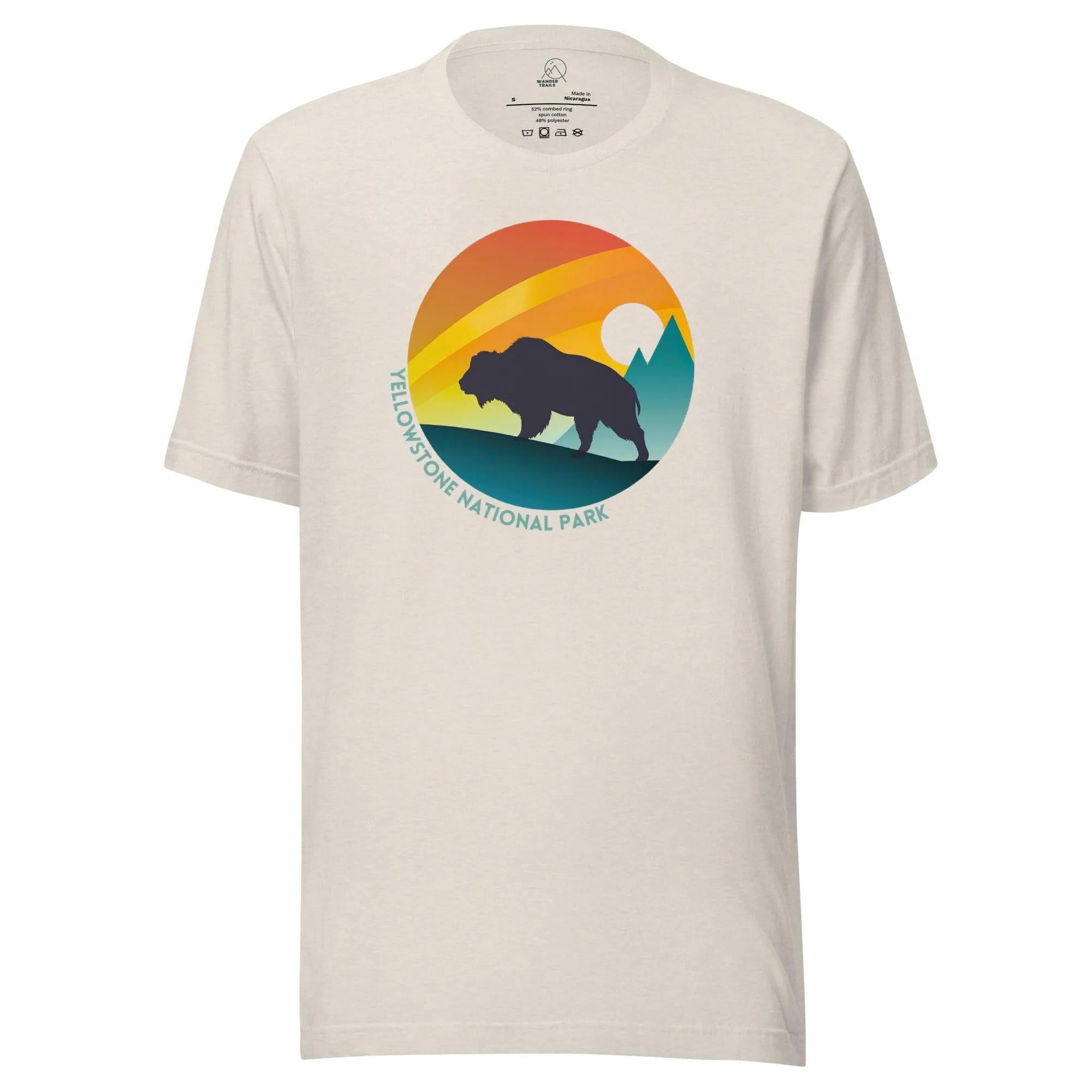 Yellowstone National Park Unisex T-shirt sold by Wander Trails product image thumbnail 4