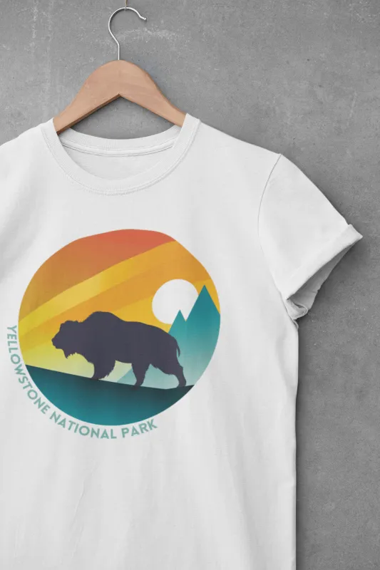 Yellowstone National Park Unisex T-shirt sold by Wander Trails