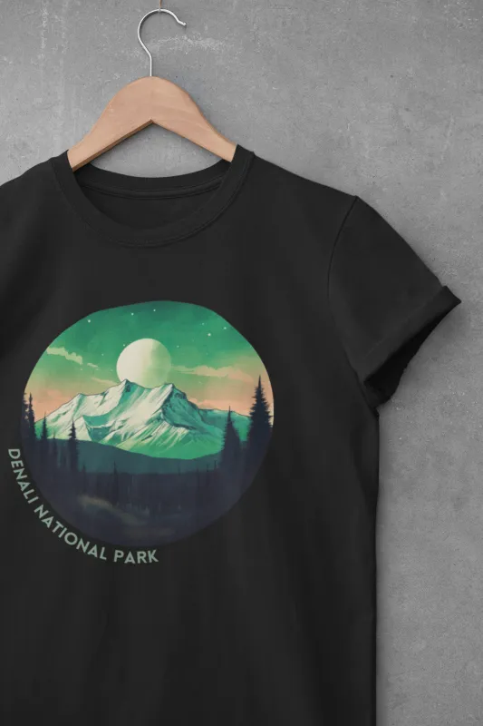 Denali National Park Unisex T-shirt sold by Wander Trails