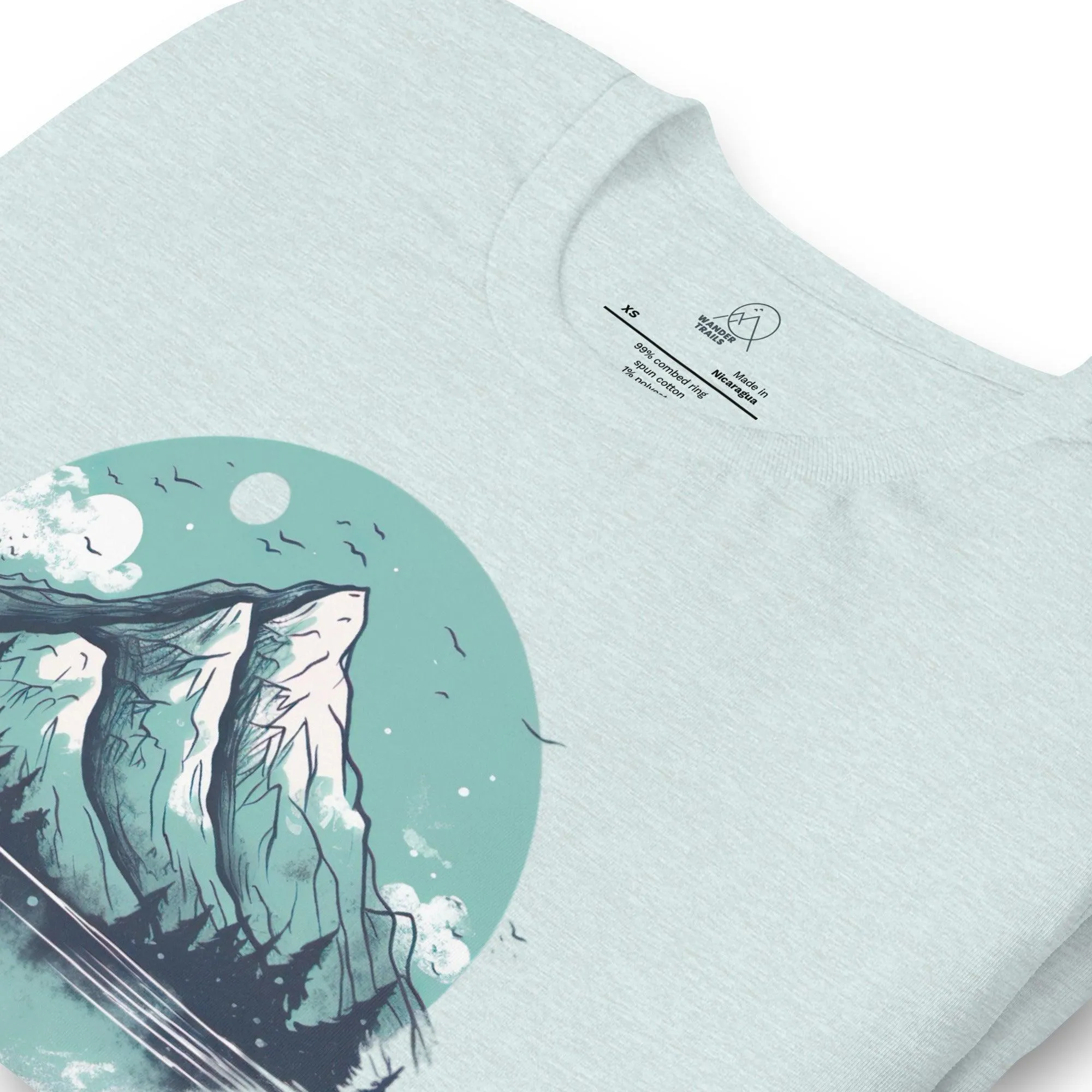 Green Lake Mountain Unisex t-shirt sold by Wander Trails product image thumbnail 2