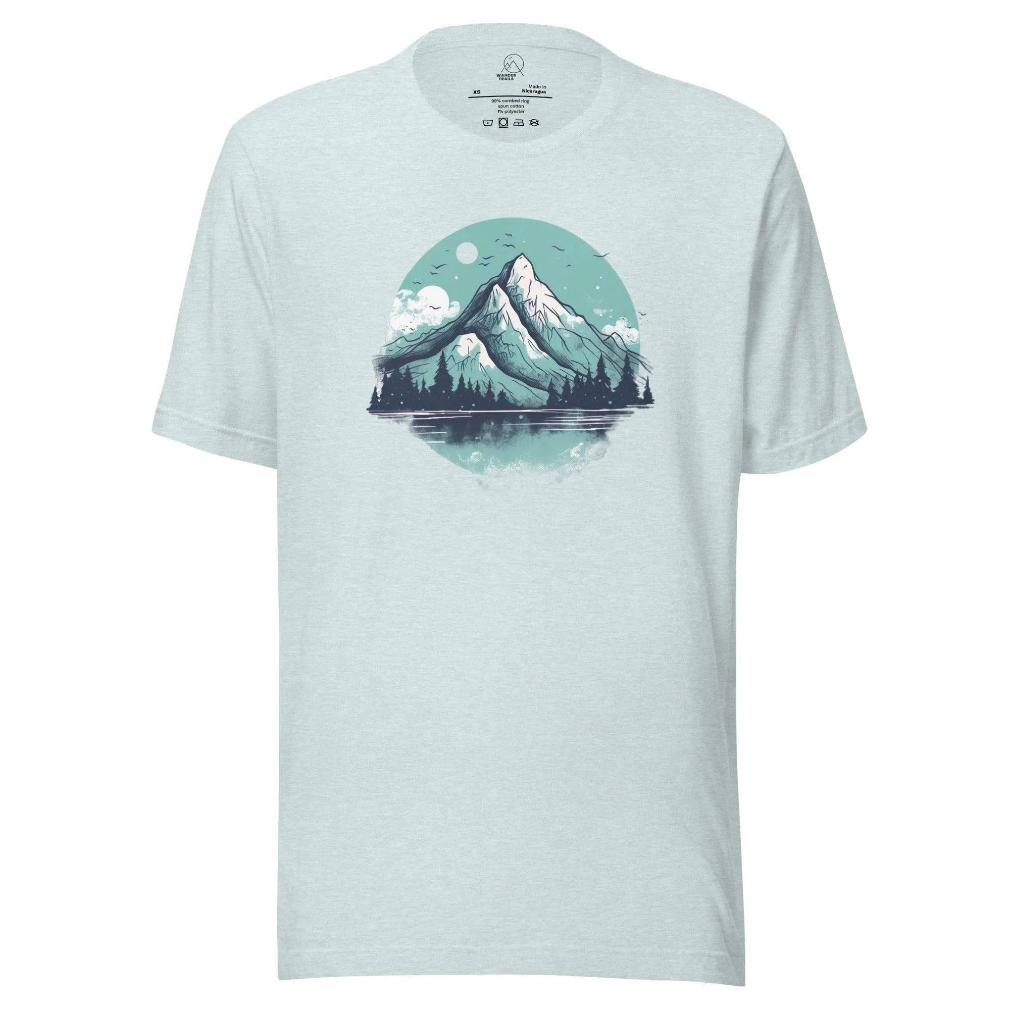 Green Lake Mountain Unisex t-shirt sold by Wander Trails product image thumbnail 3