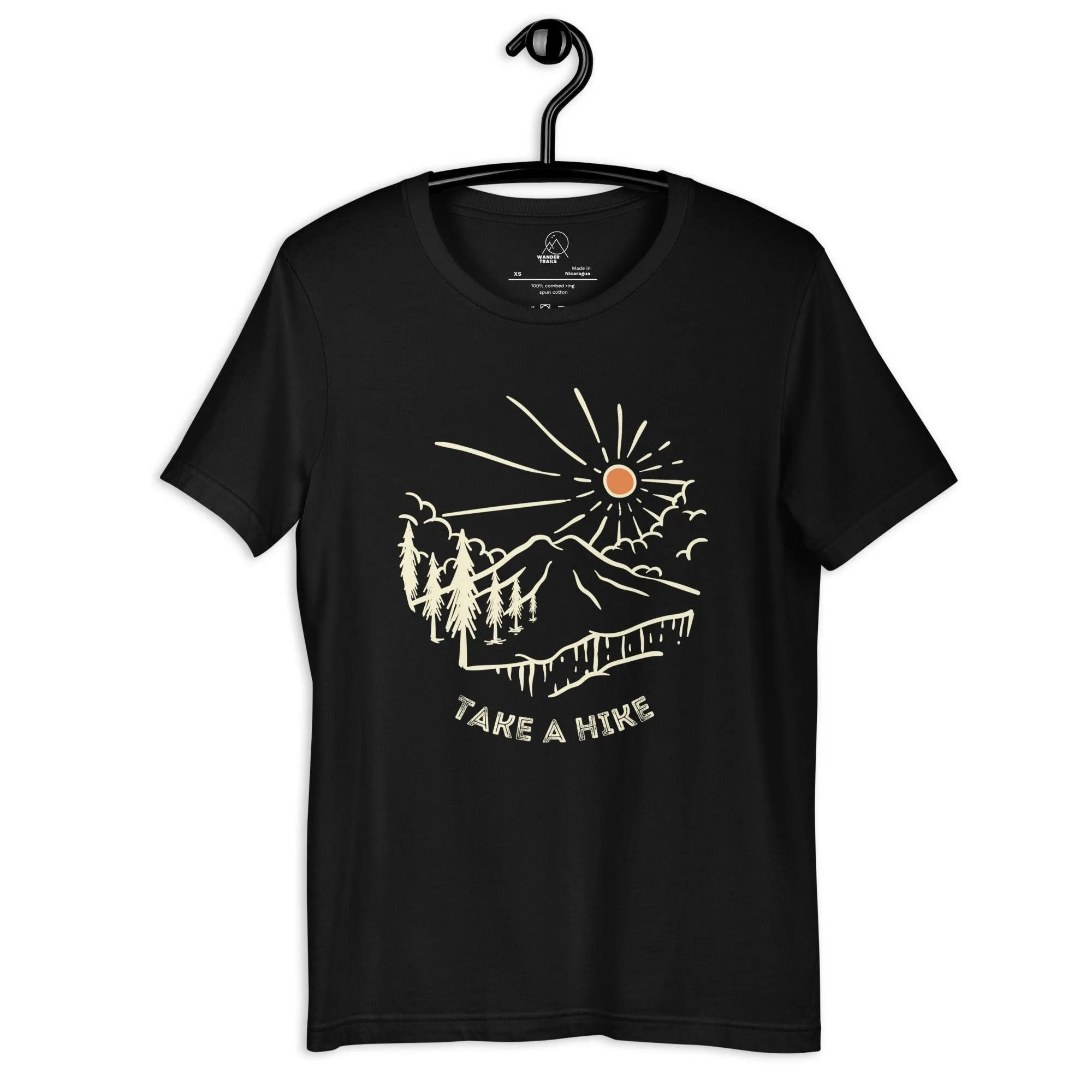 Take a Hike Unisex T-shirt sold by Wander Trails product image thumbnail 3