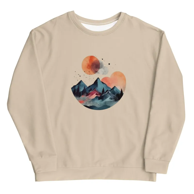 Peak sunset Unisex Sweatshirt sold by Wander Trails
