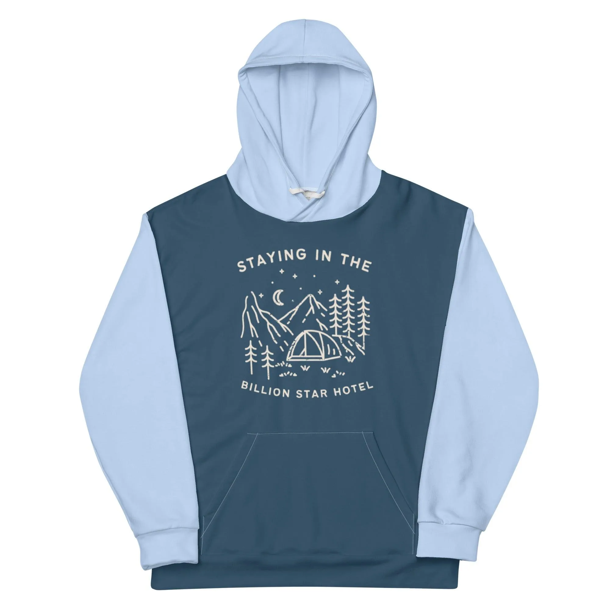 Staying in the Billion Star Hotel Unisex Hoodie sold by Wander Trails