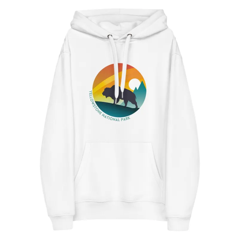 Yellowstone National Park Premium eco hoodie sold by Wander Trails