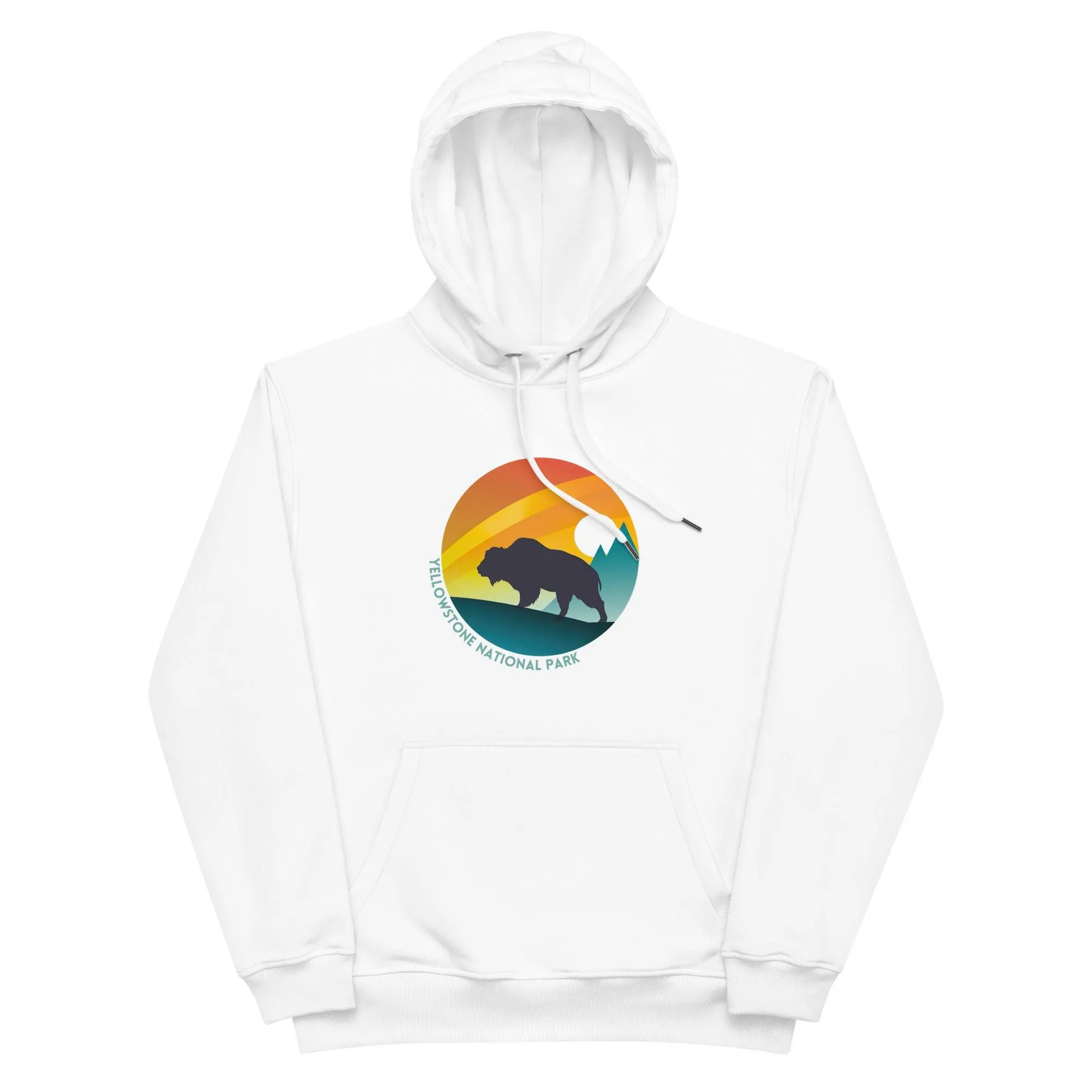 Yellowstone National Park Premium eco hoodie sold by Wander Trails product image thumbnail 2