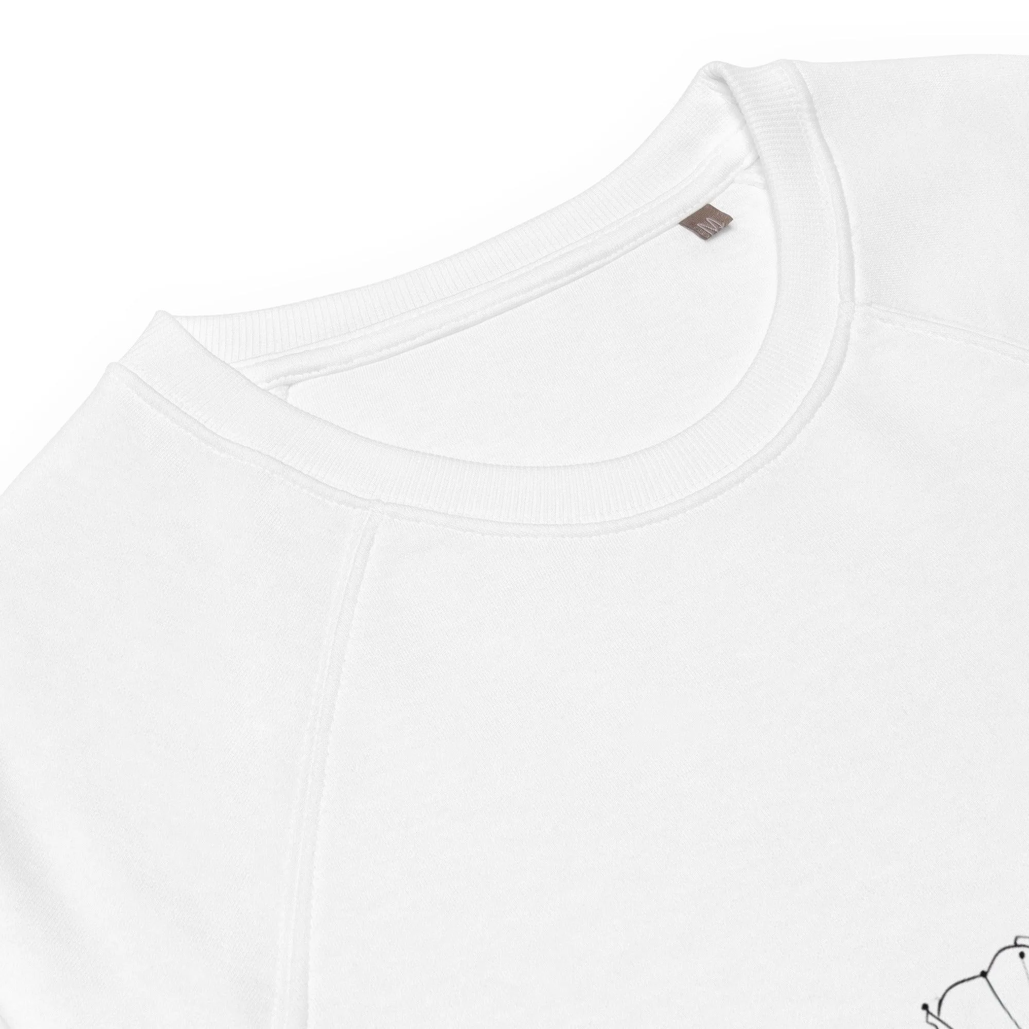 Minimalist Flowers Unisex organic sweatshirt sold by Wander Trails product image thumbnail 4