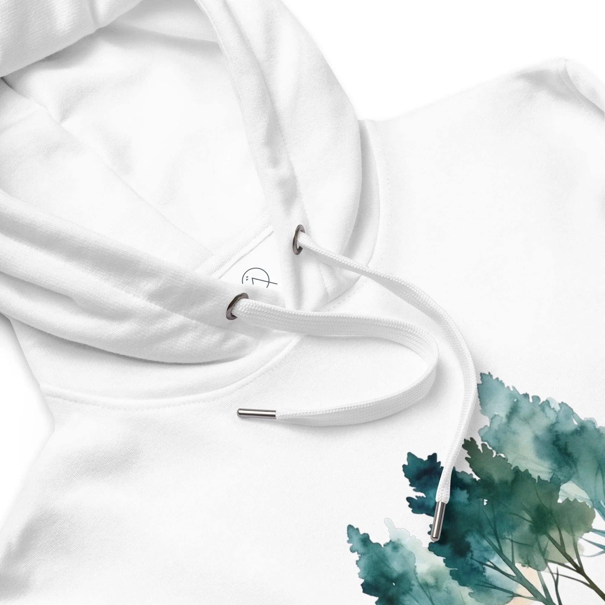 Watercolor trees Premium eco hoodie sold by Wander Trails product image thumbnail 2