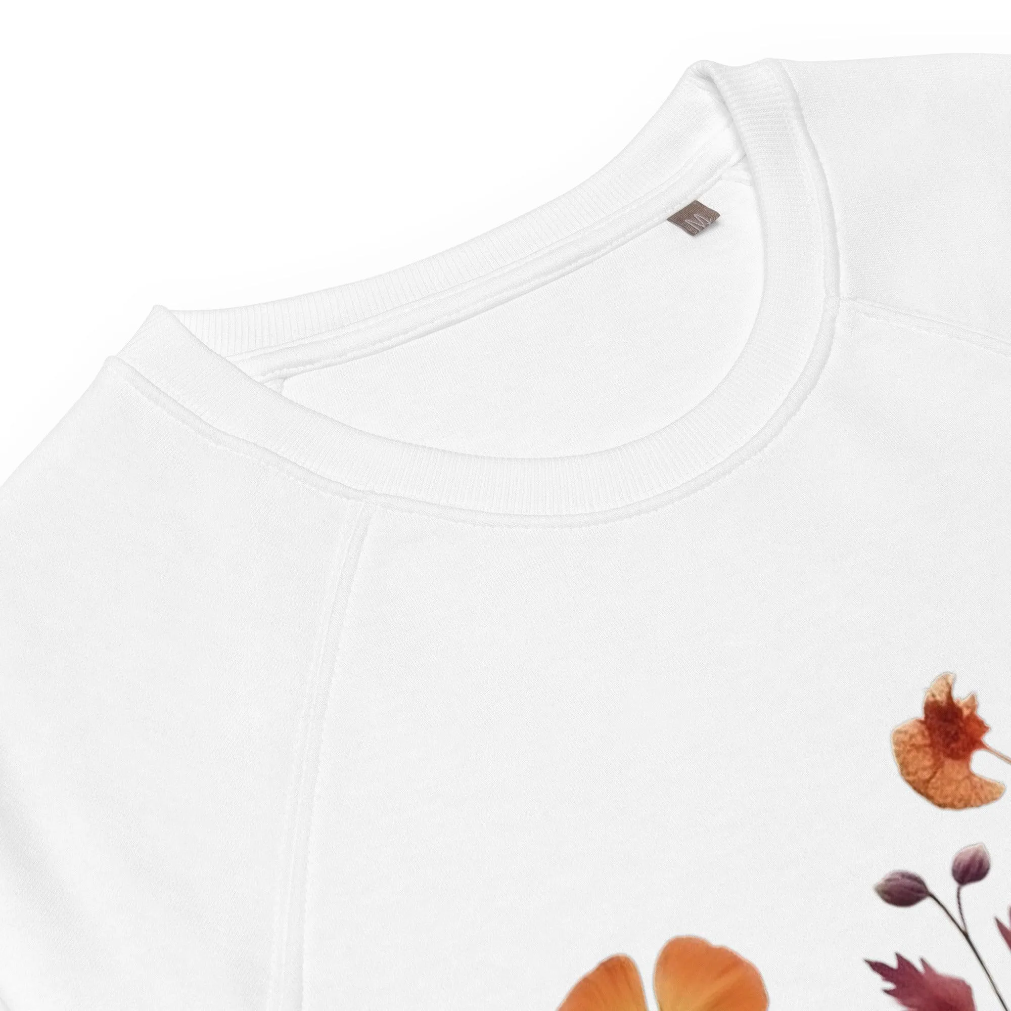 Pressed Wildflowers Unisex organic sweatshirt sold by Wander Trails product image thumbnail 3