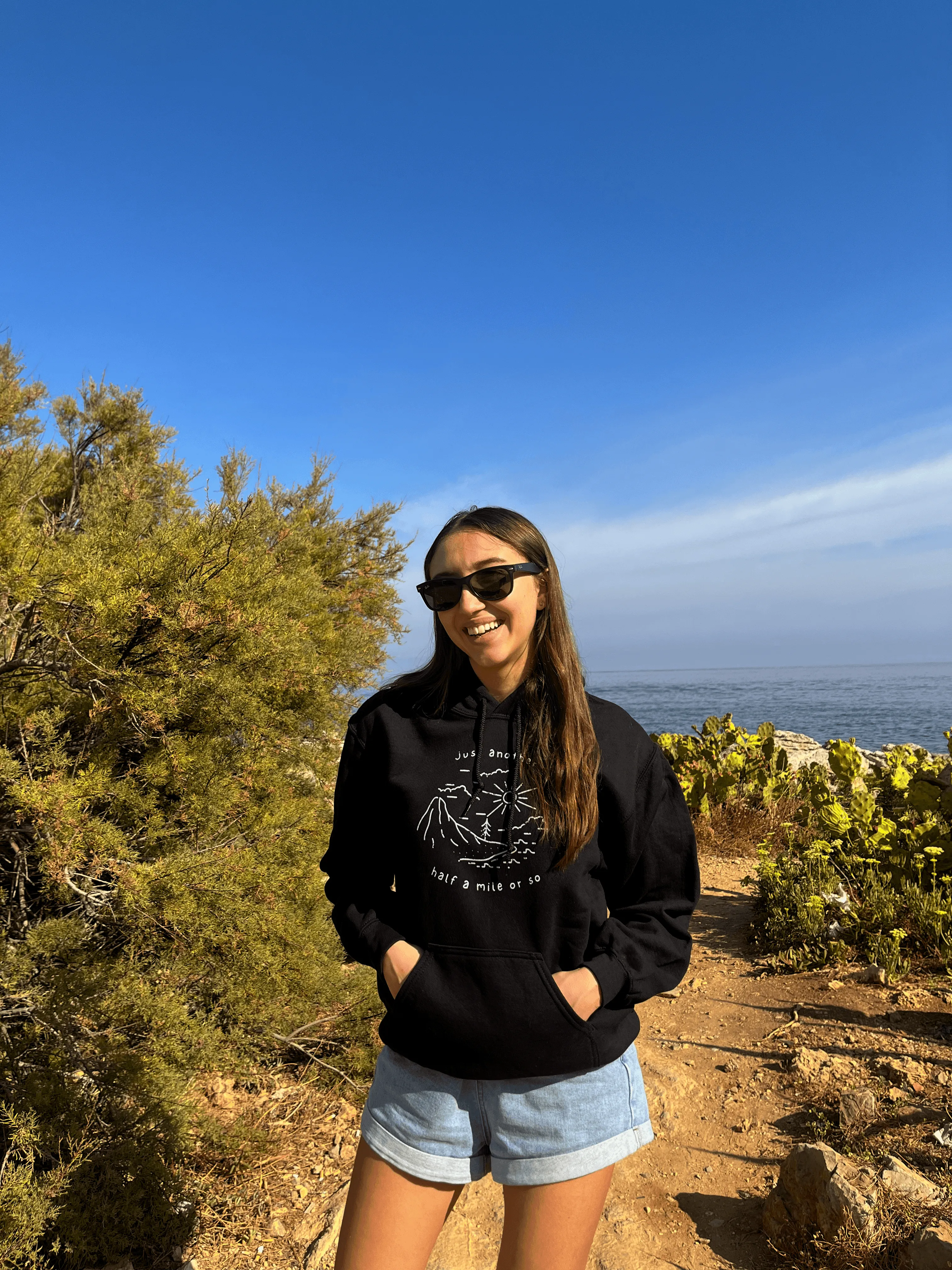 Just Another Half a mile or so Premium eco hoodie sold by Wander Trails product image thumbnail 3