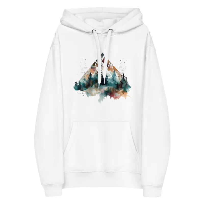 Watercolor Forest Premium eco hoodie sold by Wander Trails