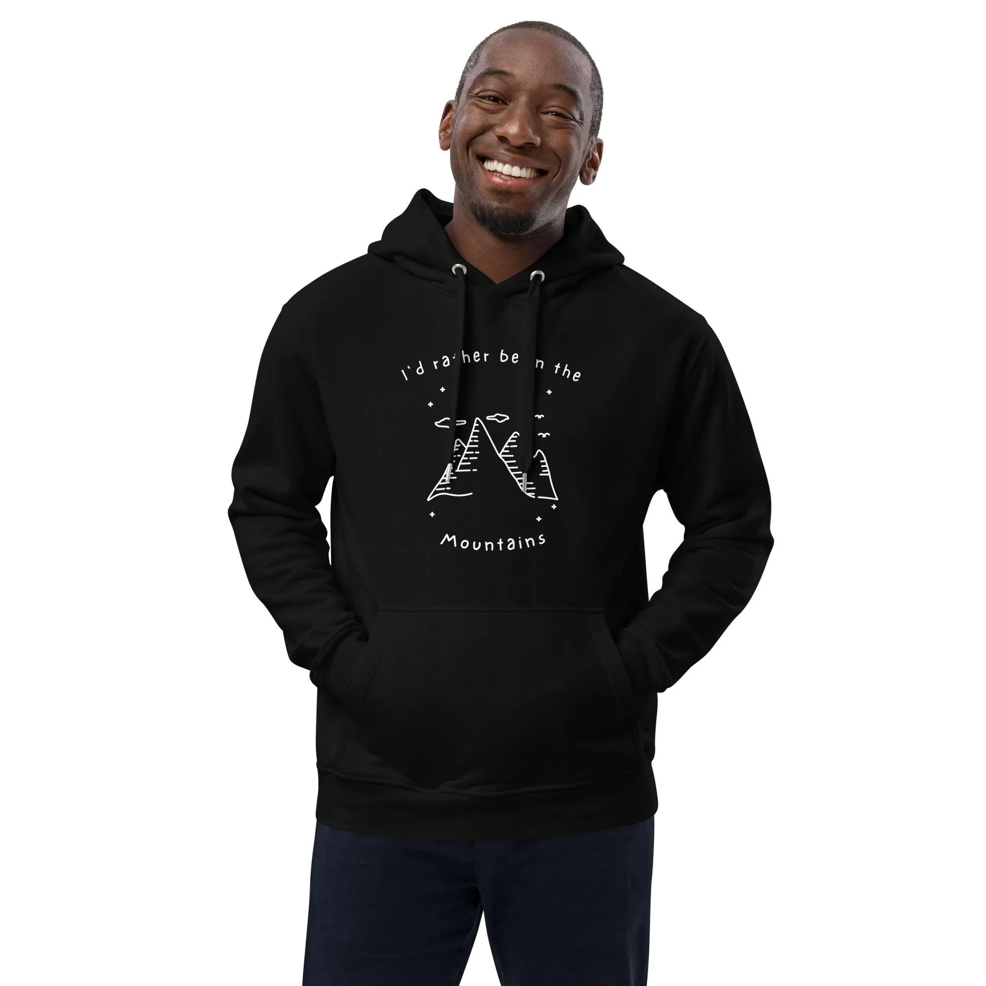 I'd rather be in the Mountains Premium eco hoodie sold by Wander Trails product image thumbnail 2