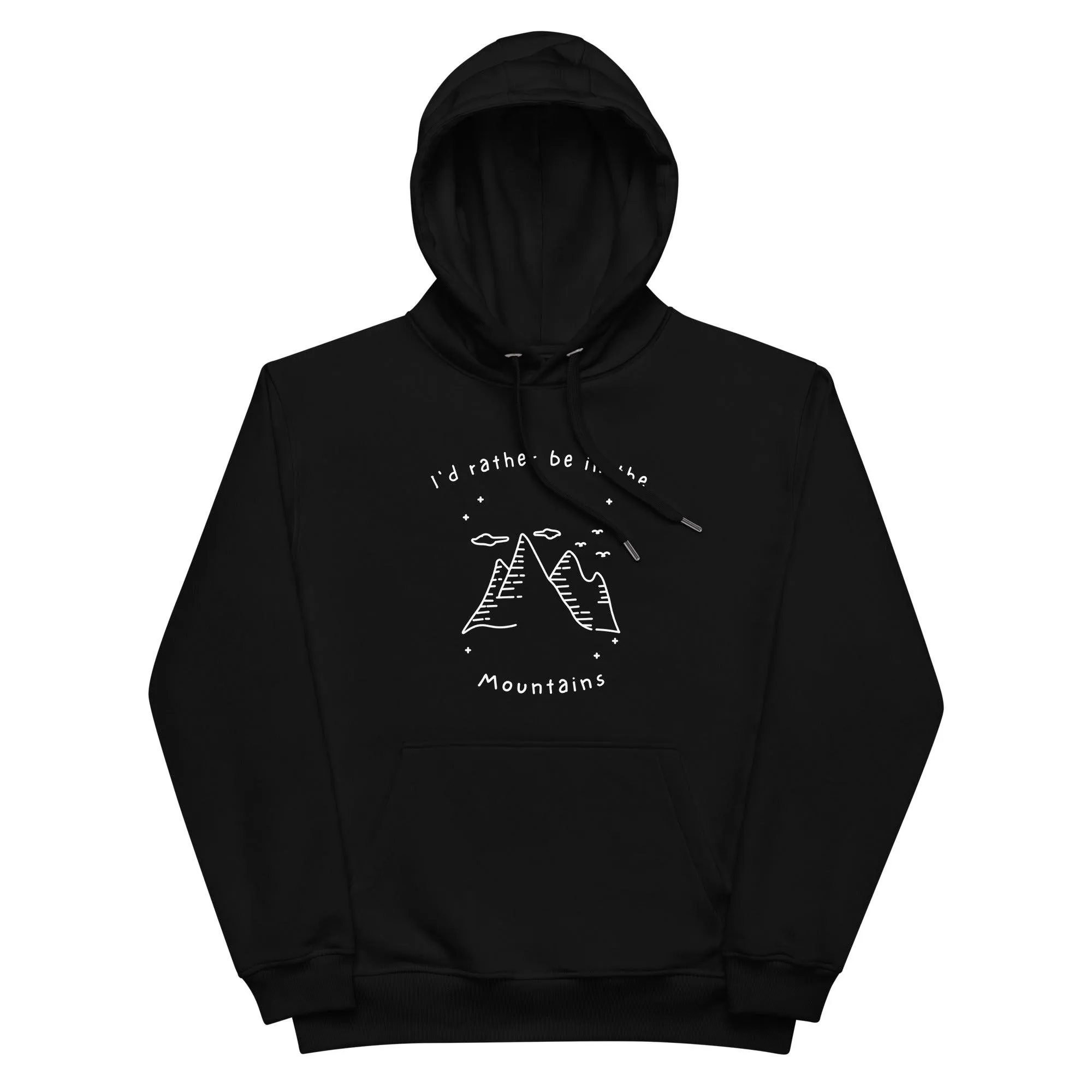 I'd rather be in the Mountains Premium eco hoodie sold by Wander Trails product image thumbnail 4