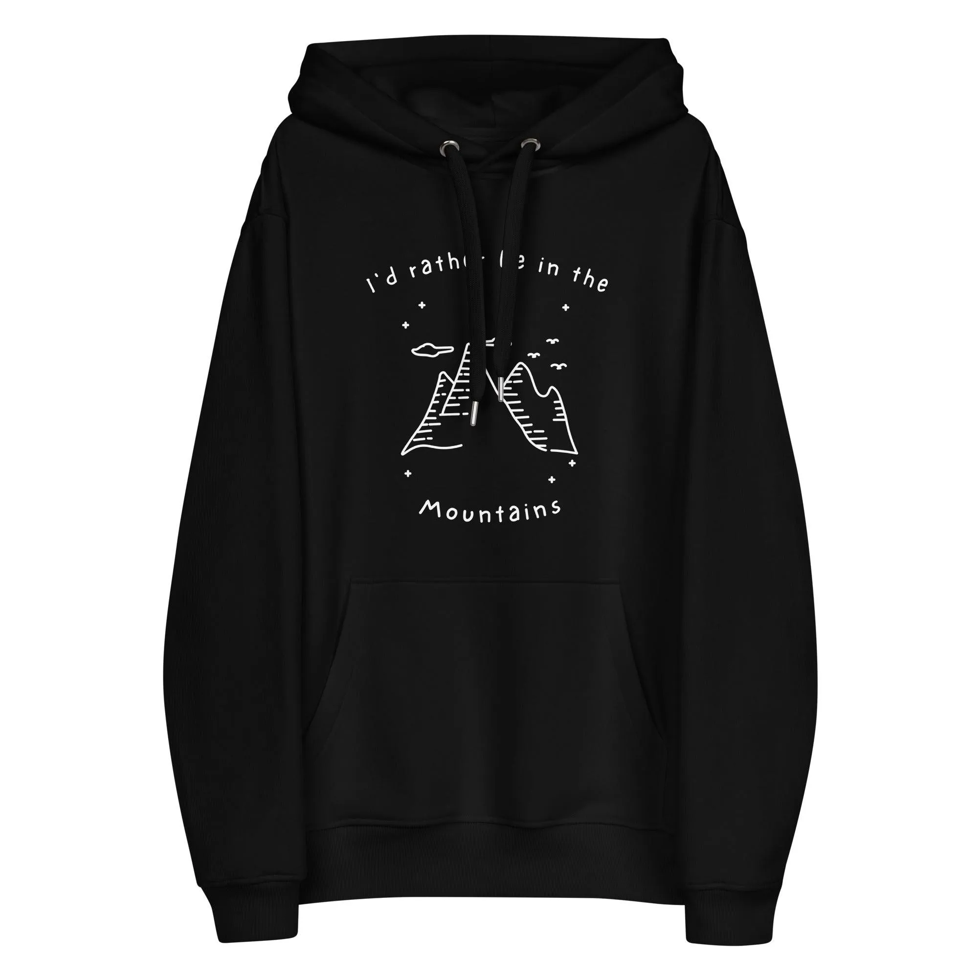 I'd rather be in the Mountains Premium eco hoodie sold by Wander Trails