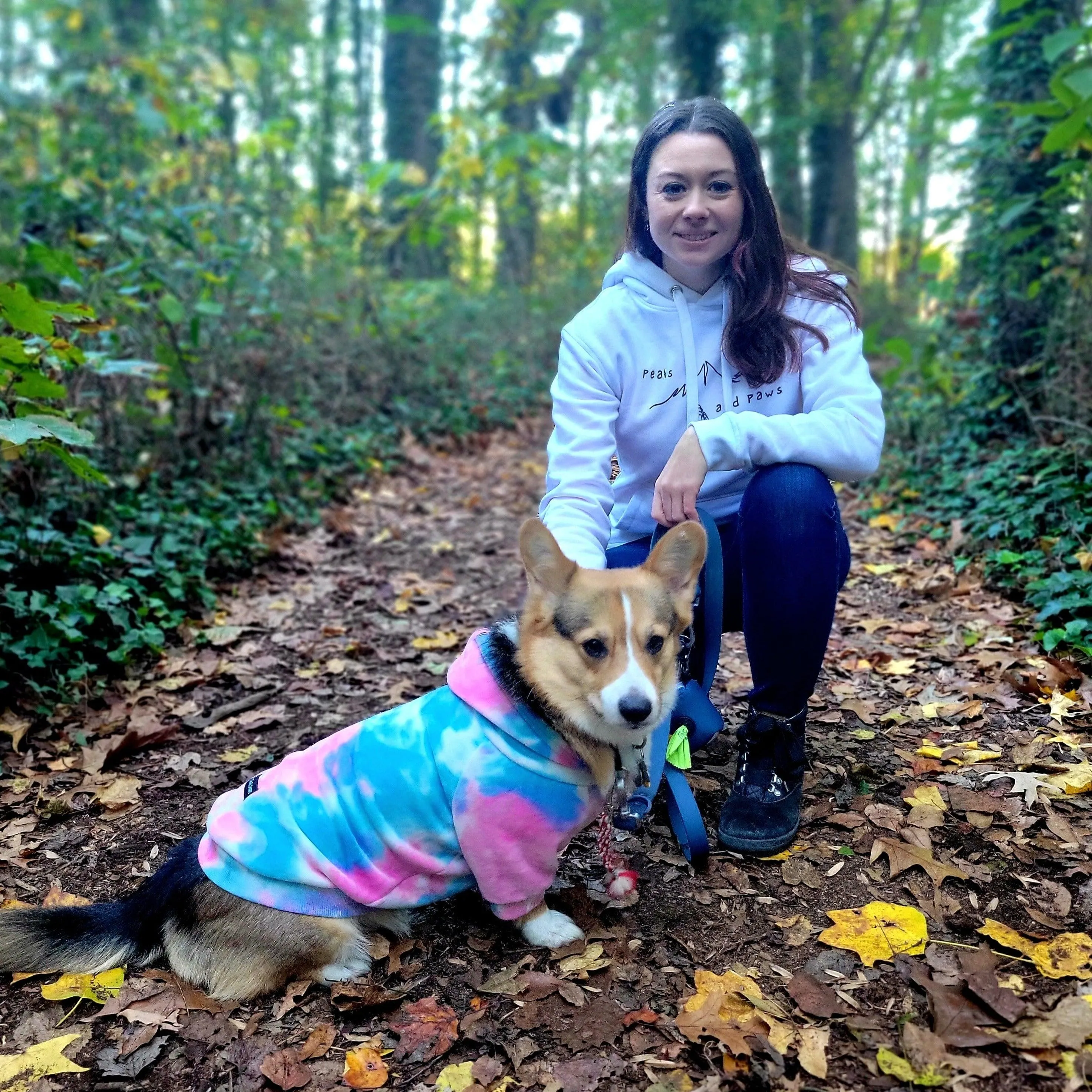 Peaks and Paws Premium eco hoodie sold by Wander Trails product image thumbnail 2