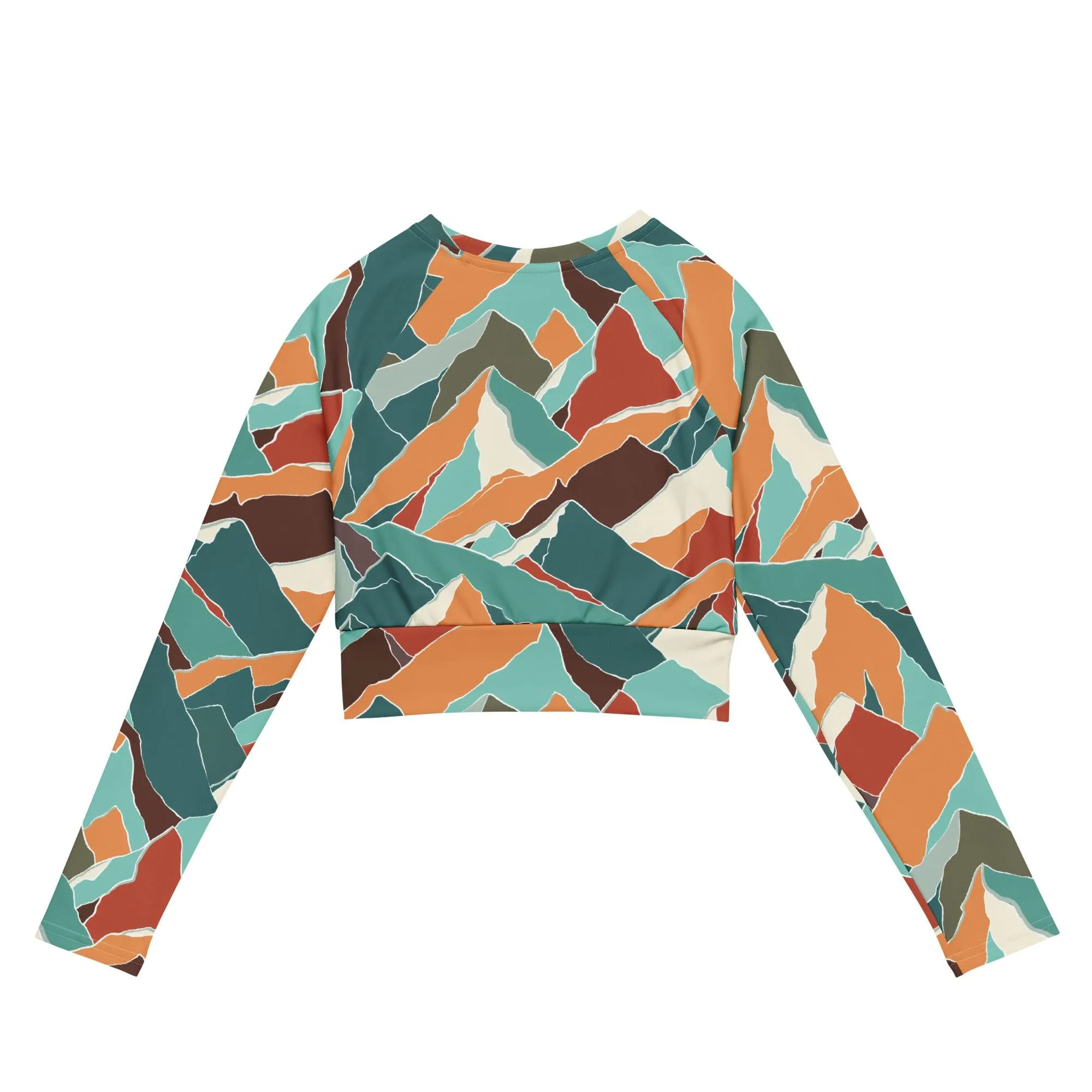 Recycled Mountain Camo Crop Top sold by Wander Trails product image thumbnail 5