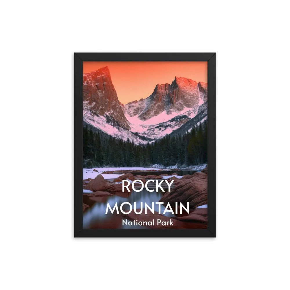 Rocky Mountain National Park Framed poster sold by Wander Trails product image thumbnail 5