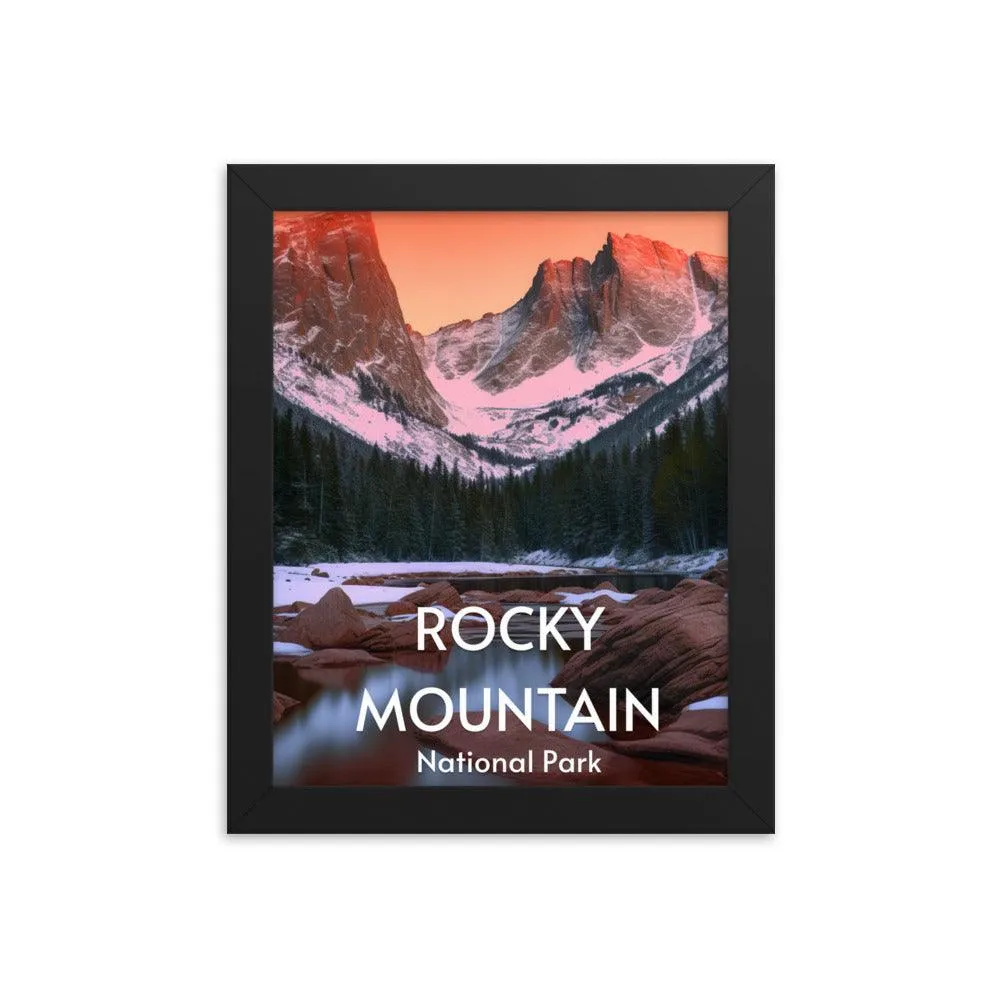 Rocky Mountain National Park Framed poster sold by Wander Trails product image thumbnail 3