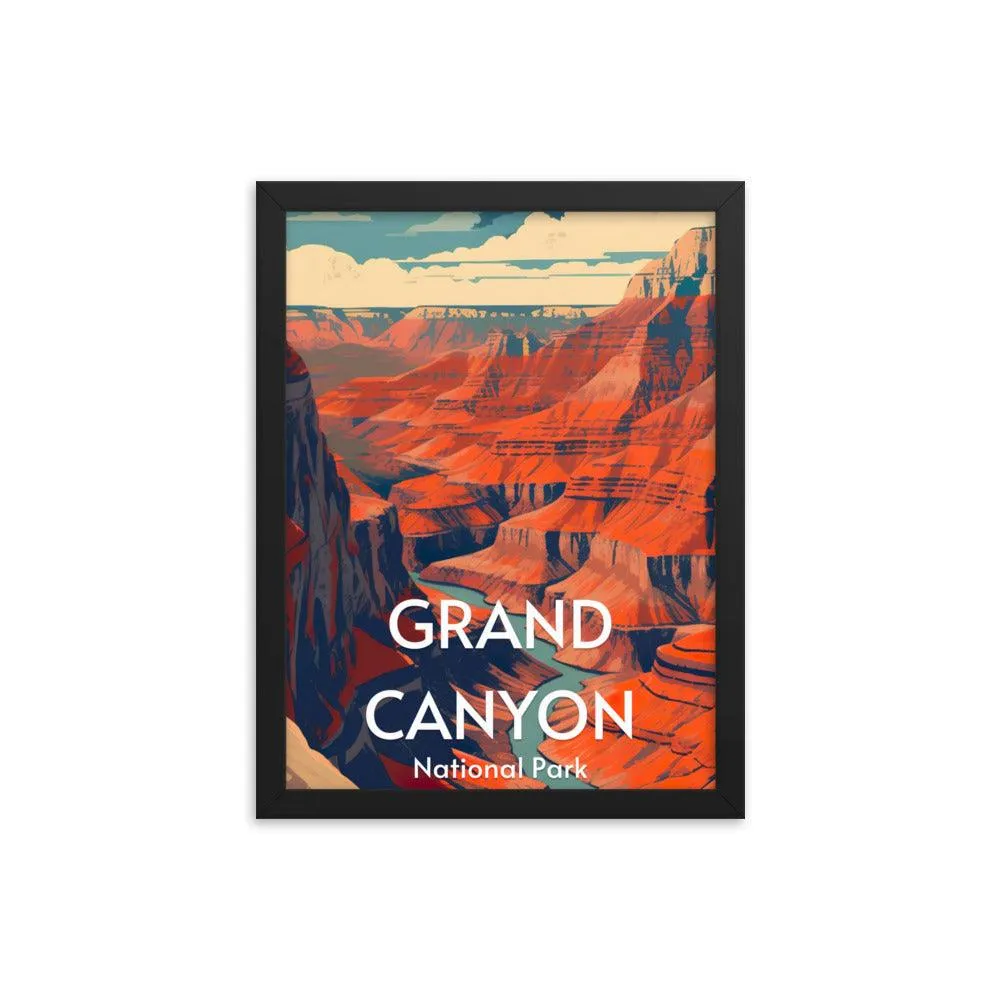 Grand Canyon National Park Framed poster sold by Wander Trails product image thumbnail 5