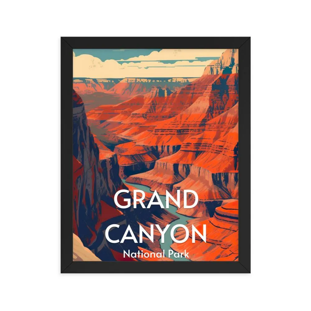 Grand Canyon National Park Framed poster sold by Wander Trails product image thumbnail 4