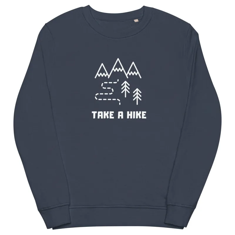 Take a Hike Unisex organic sweatshirt sold by Wander Trails