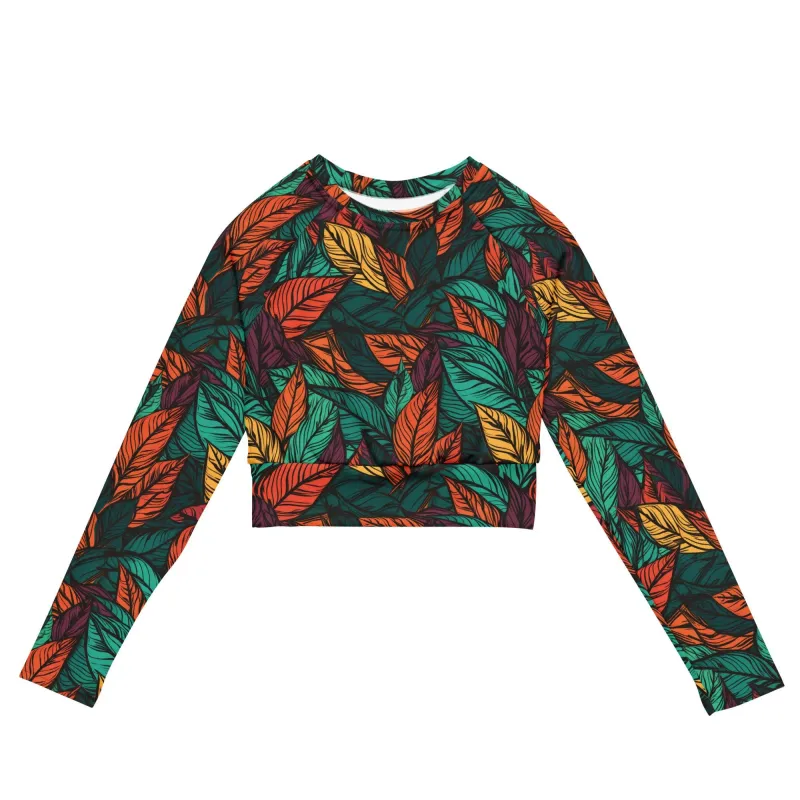 Fall Vibes Long Sleeve Crop Top sold by Wander Trails