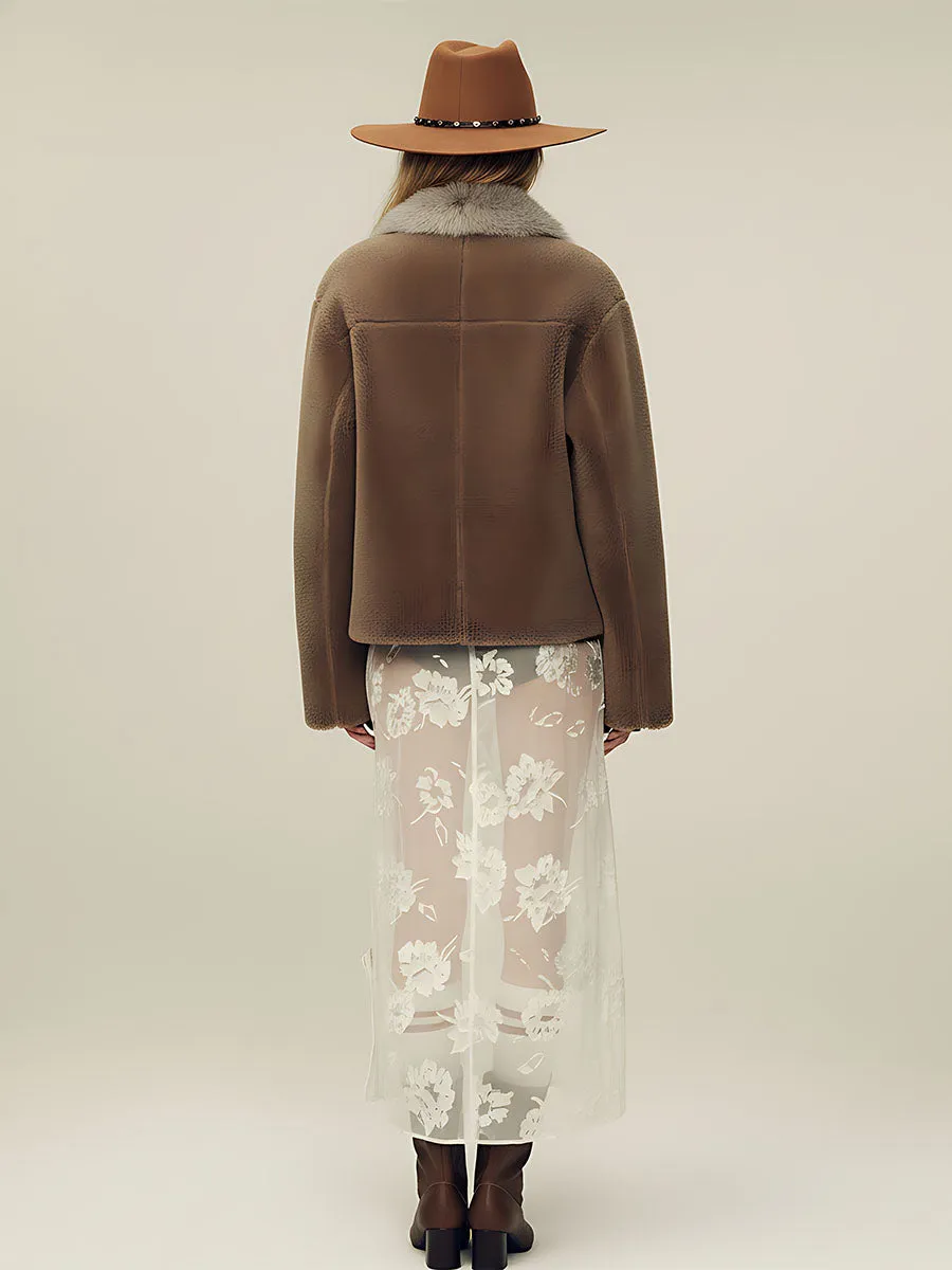 High-end Fashionable Faux Fur Coat sold by Oyrosy product image thumbnail 4