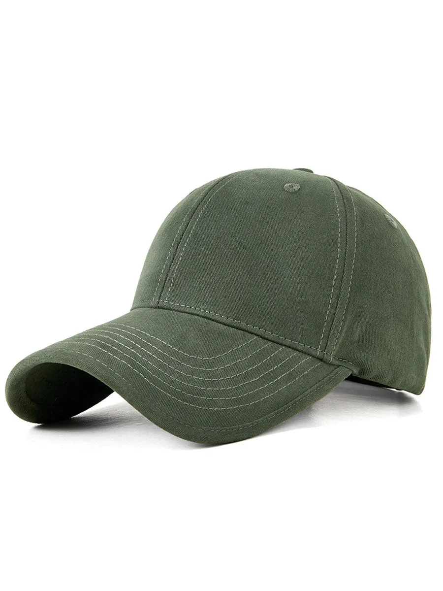 Casual Sports Solid Color Baseball Cap sold by Oyrosy product image thumbnail 4