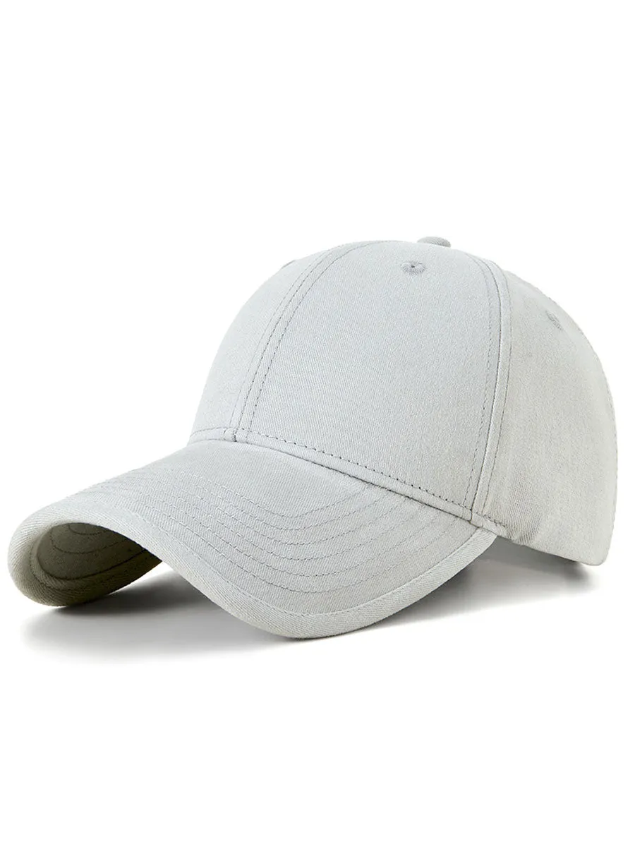 Casual Sports Solid Color Baseball Cap sold by Oyrosy product image thumbnail 3