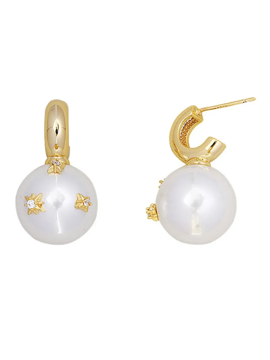 Vintage Pearl Earrings sold by Oyrosy product image thumbnail 2