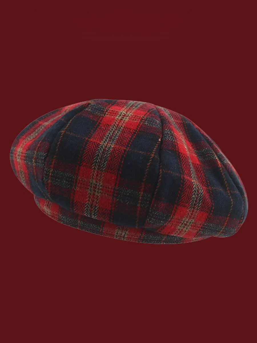 Vintage Christmas All-match Beret sold by Oyrosy product image thumbnail 3