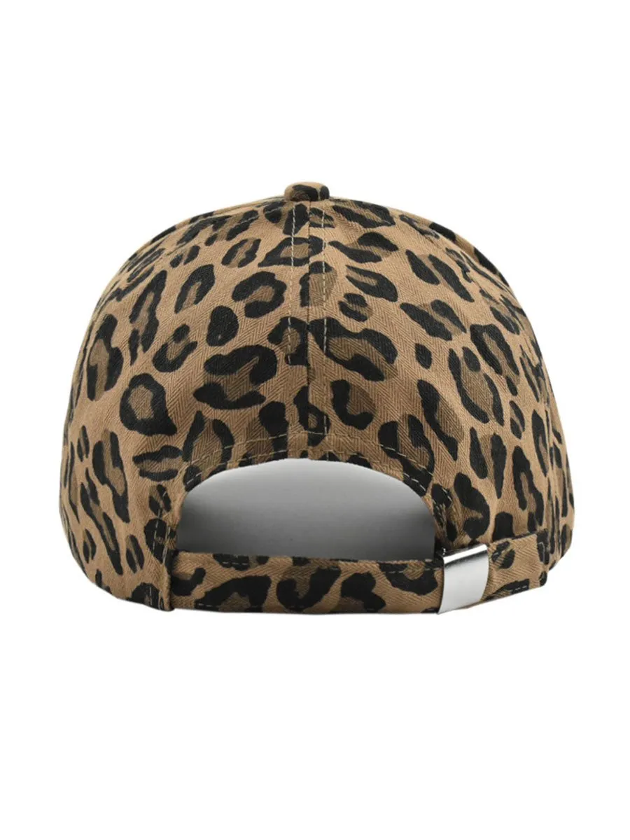 Casual Retro Leopard Print Baseball Cap sold by Oyrosy product image thumbnail 3
