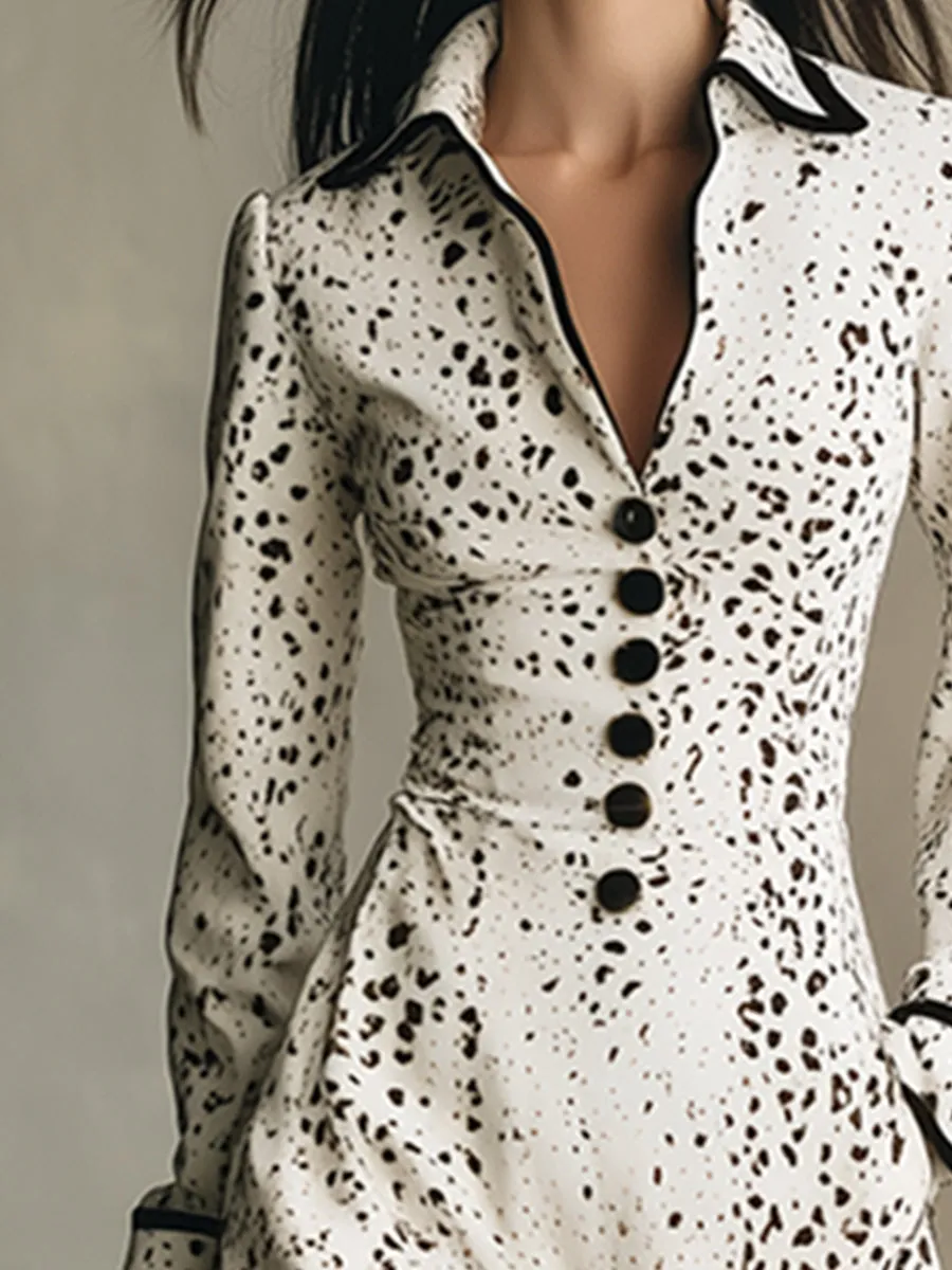 Elegant Urban Black-trimmed Printed White Velvet Maxi Dress sold by Oyrosy product image thumbnail 3