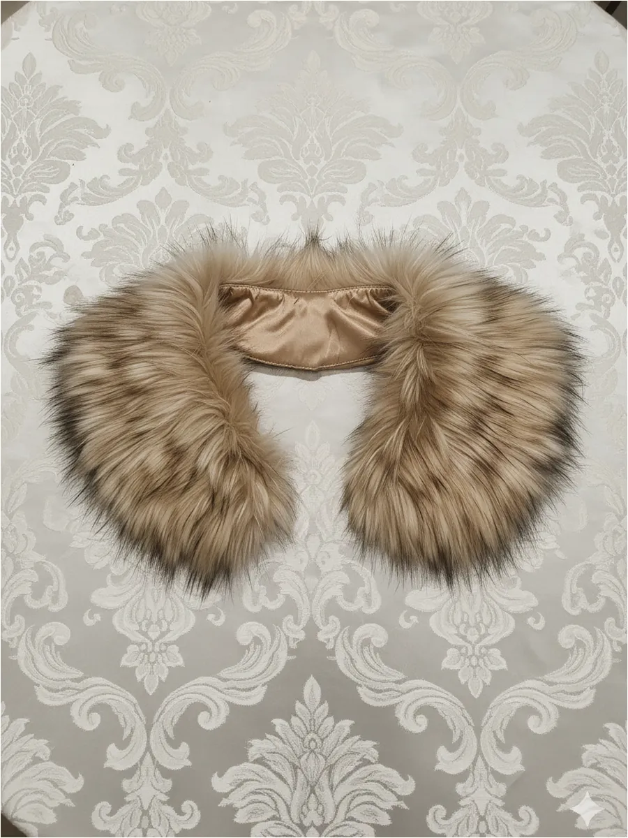 Elegant Detachable Faux Fur Collar Long-Sleeve Midi Dress sold by Oyrosy product image thumbnail 4