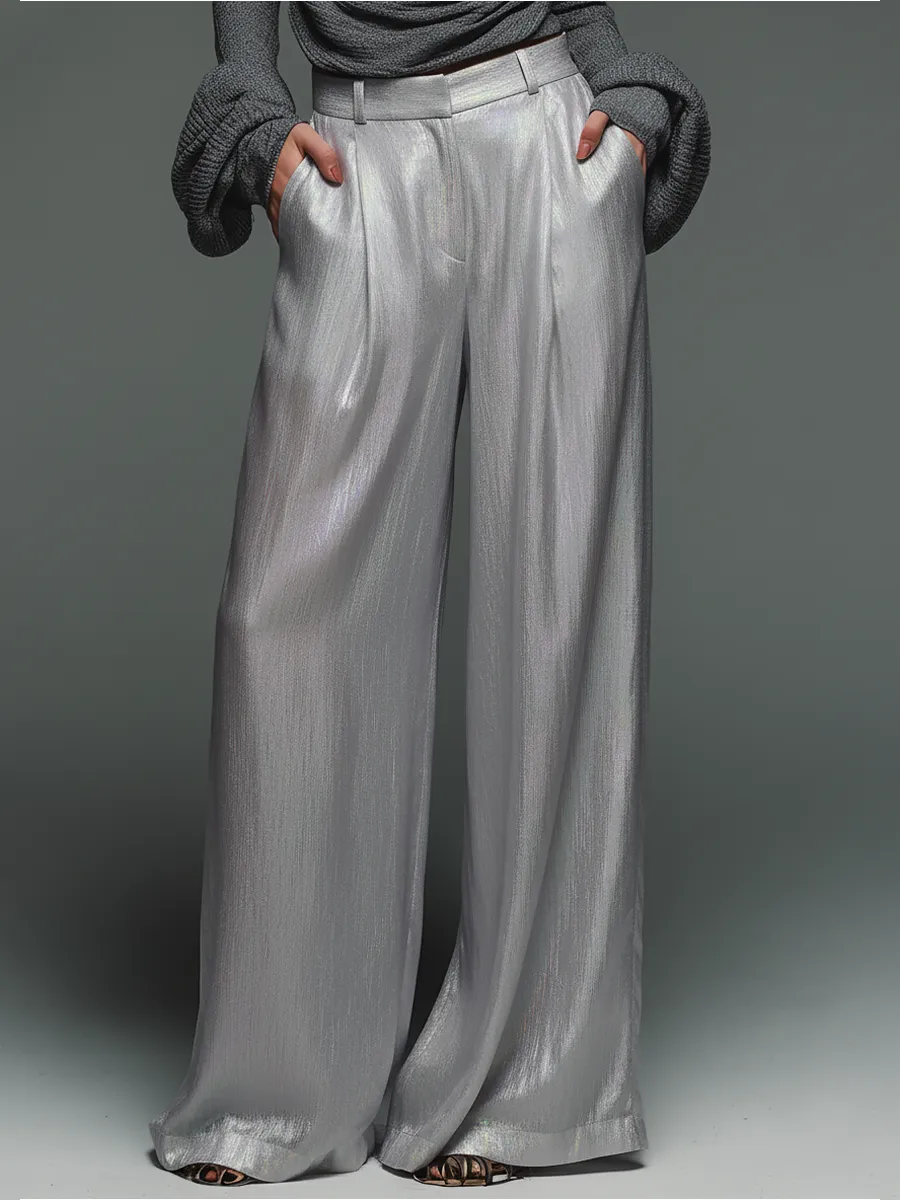 Elegant High-quality Wide-leg Pants sold by Oyrosy