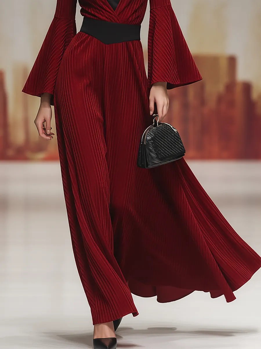 Retro Elegant Corduroy Maxi Dress sold by Oyrosy product image thumbnail 4