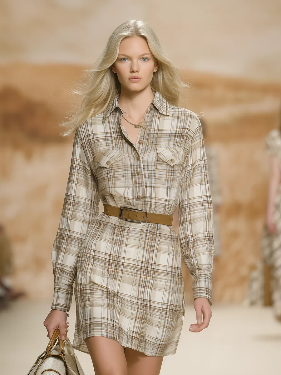 Vintage And Elegant V-neck Long-sleeved Chiffon Mini Dress sold by Oyrosy product image thumbnail 2