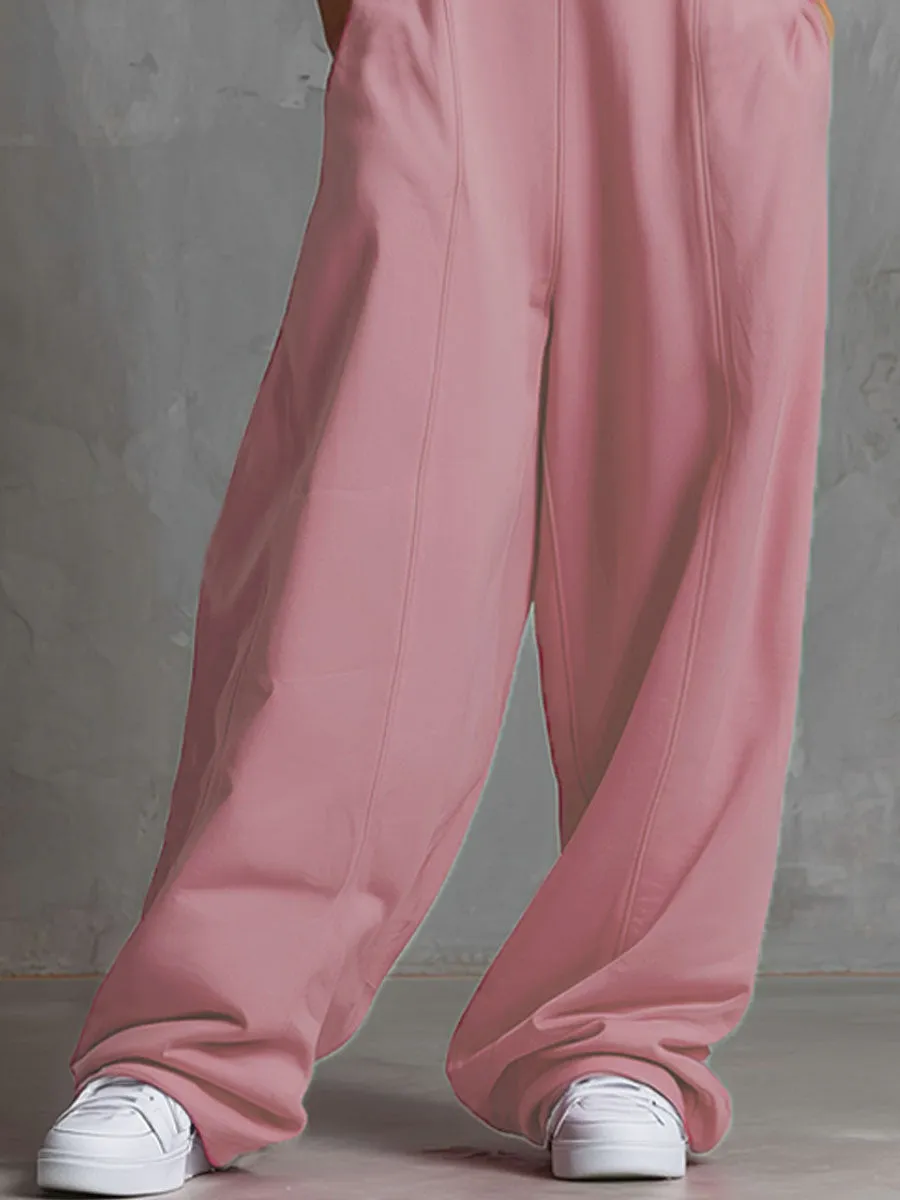 Pink High-neck Sleeveless Double-pocket Sporty Jumpsuit sold by Oyrosy product image thumbnail 3