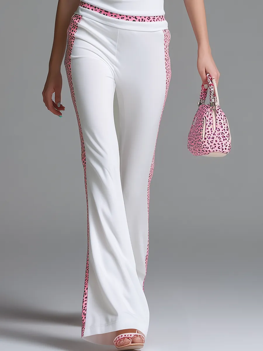 Sporty And Stylish Lapel Zip-up Sleeveless And Flared Trouser Set sold by Oyrosy product image thumbnail 4