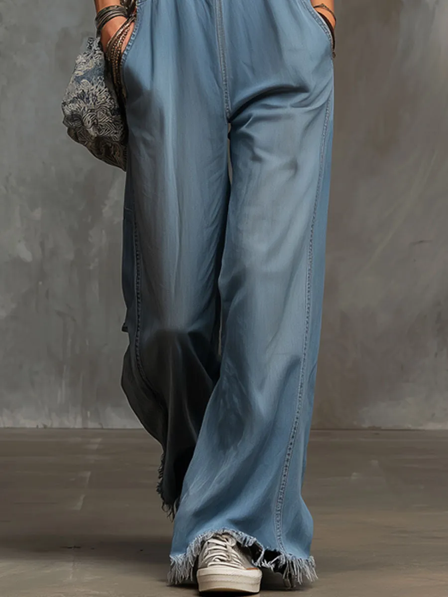 Loose-fitting Retro Wide-leg Overalls sold by Oyrosy product image thumbnail 4