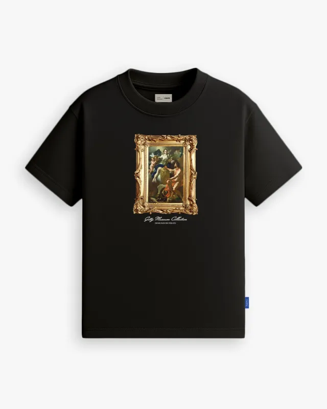 Getty x Pirate Venus at the Forge of Vulcan Framed Tee (Pirate Black) sold by Pirateworldwide