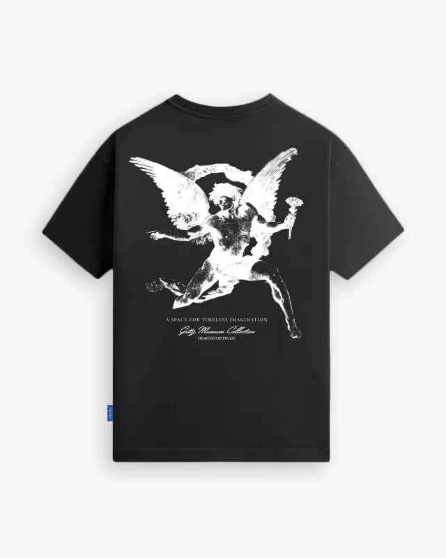 Getty x Pirate Plafond: Le Zodiaque Tee (Pirate Black) sold by Pirateworldwide