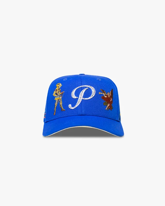 Getty x Pirate All Over Embroidery Snapback  (Getty Blue) made by Pirateworldwide