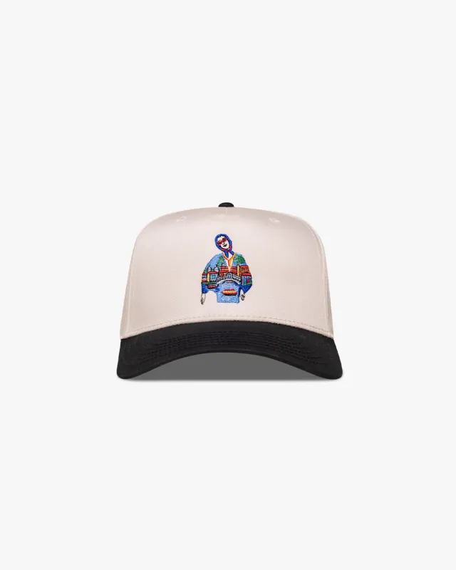 Pirate Babushka in the Summer Hat (Cream/Black) sold by Pirateworldwide