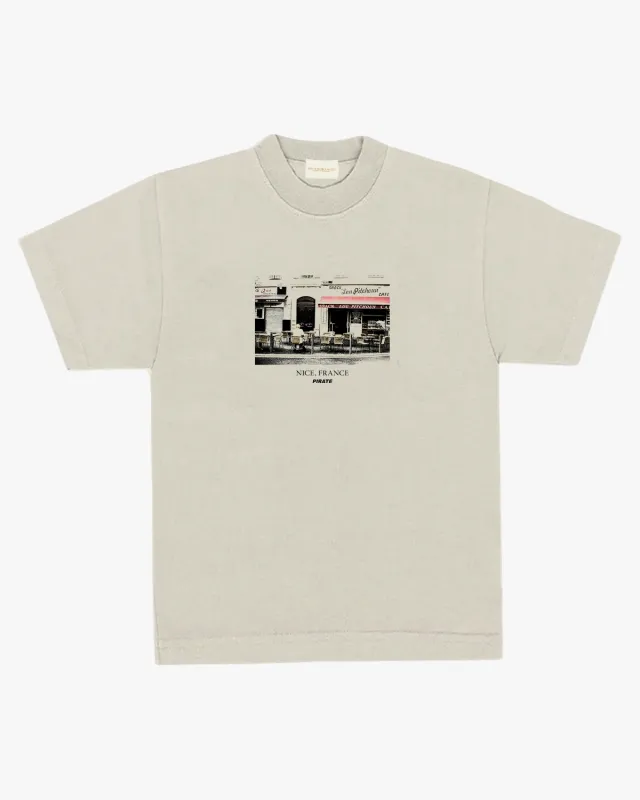 Pirate Nice, France SS Tee (Cannoli Cream) sold by Pirateworldwide