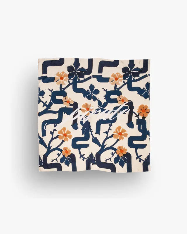 Pirate Petal Garden Silk Scarf sold by Pirateworldwide