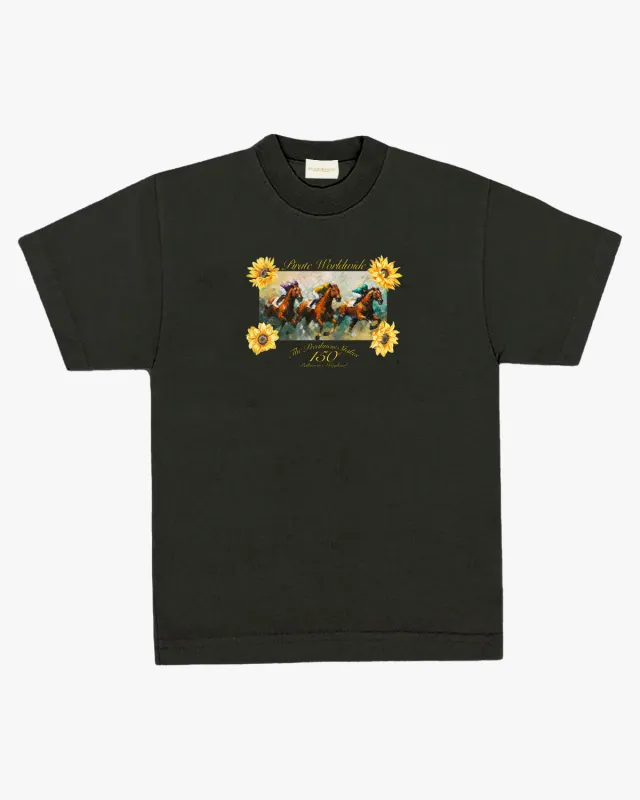 Pirate 150th Preakness Stakes SS Tee (Pirate Black) sold by Pirateworldwide