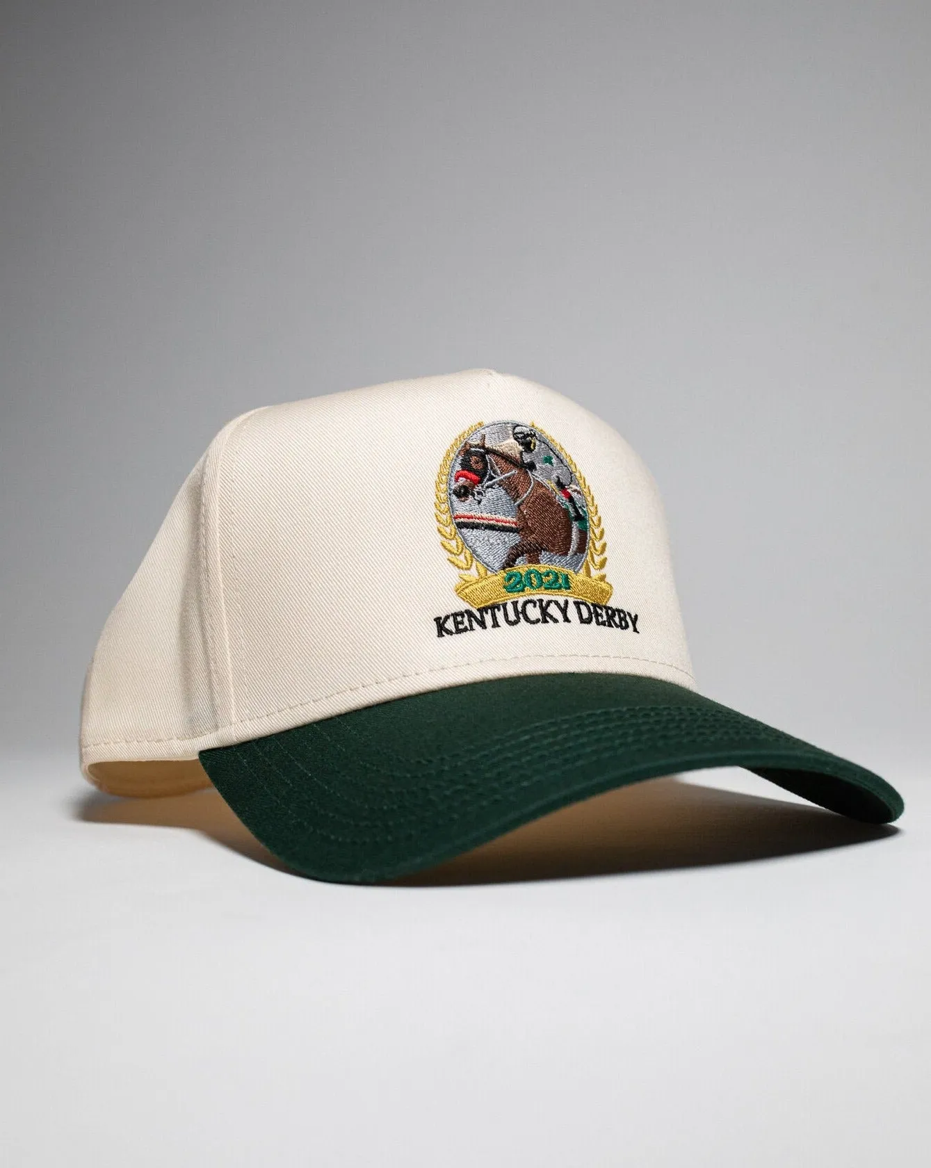 Pirate Kentucky Derby Churchill Downs Hat (Cream/Green) sold by Pirateworldwide product image thumbnail 3