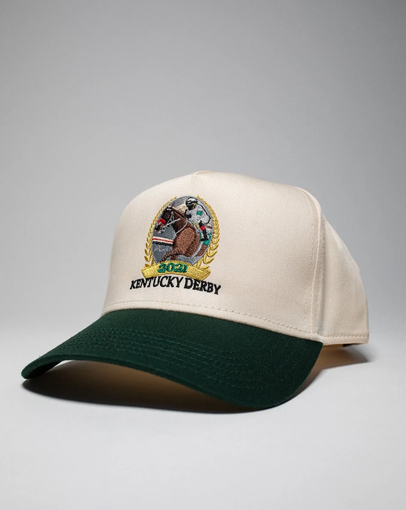 Pirate Kentucky Derby Churchill Downs Hat (Cream/Green) sold by Pirateworldwide product image thumbnail 2