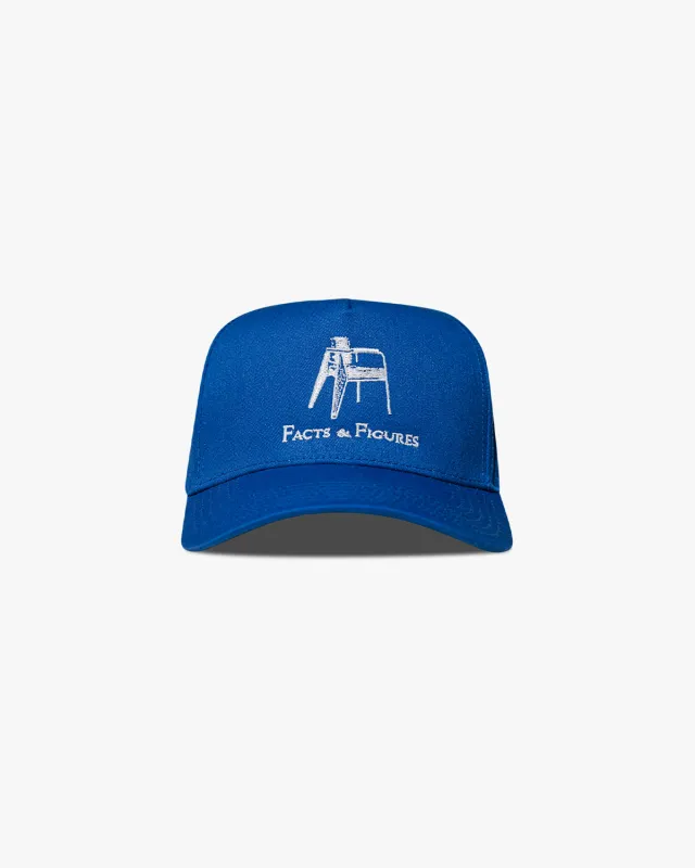 Pirate Facts & Figures Hat (Royal Blue) sold by Pirateworldwide